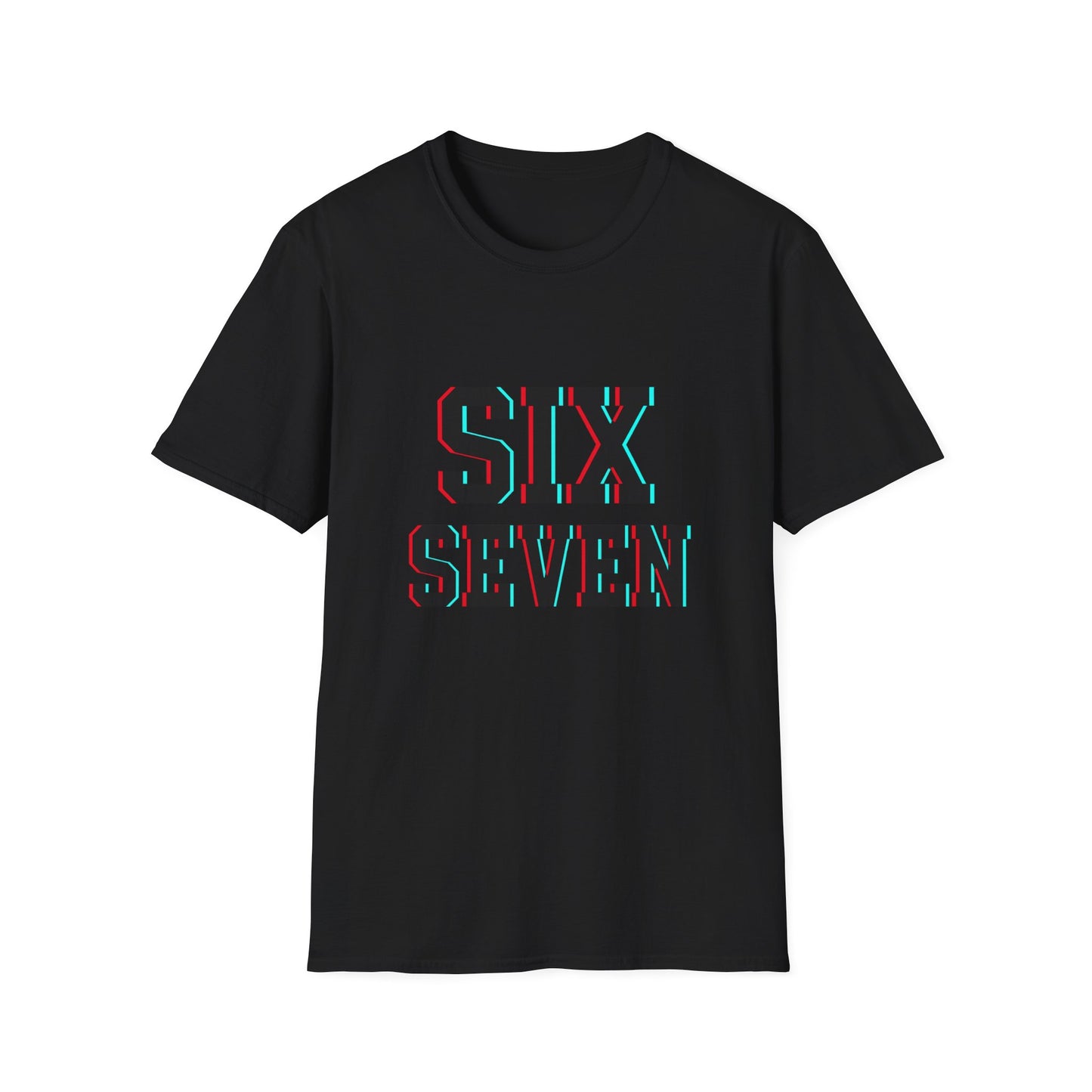 Glitch “Six to Seven” Tee – Spelled Out Chaos