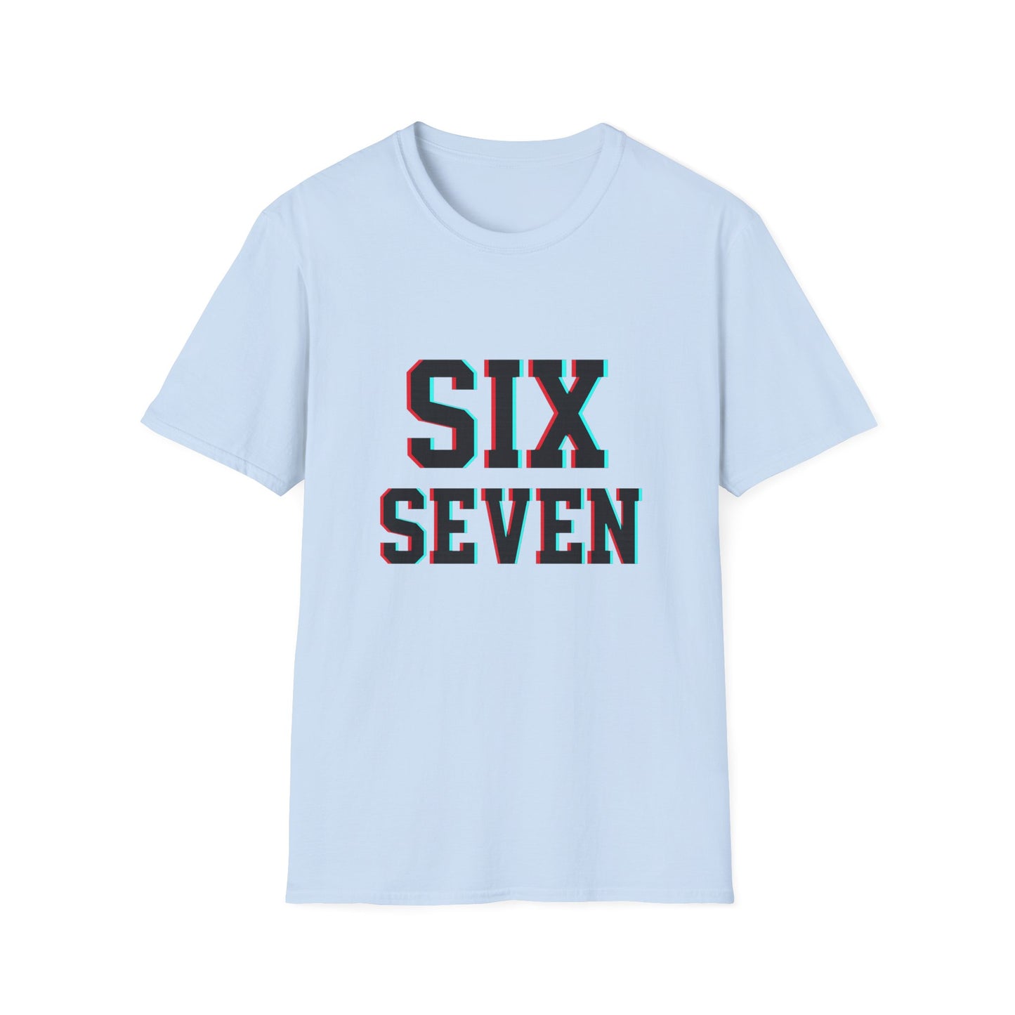 Glitch “Six to Seven” Tee – Spelled Out Chaos