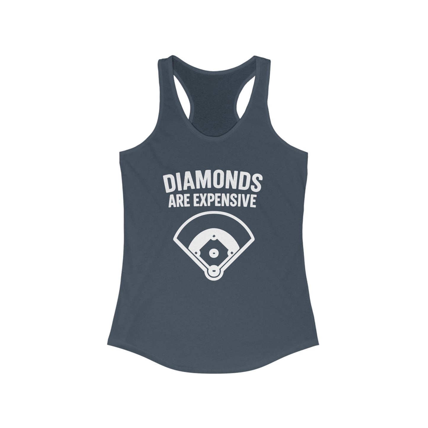Diamonds Are Expensive – Women’s Racerback Tank