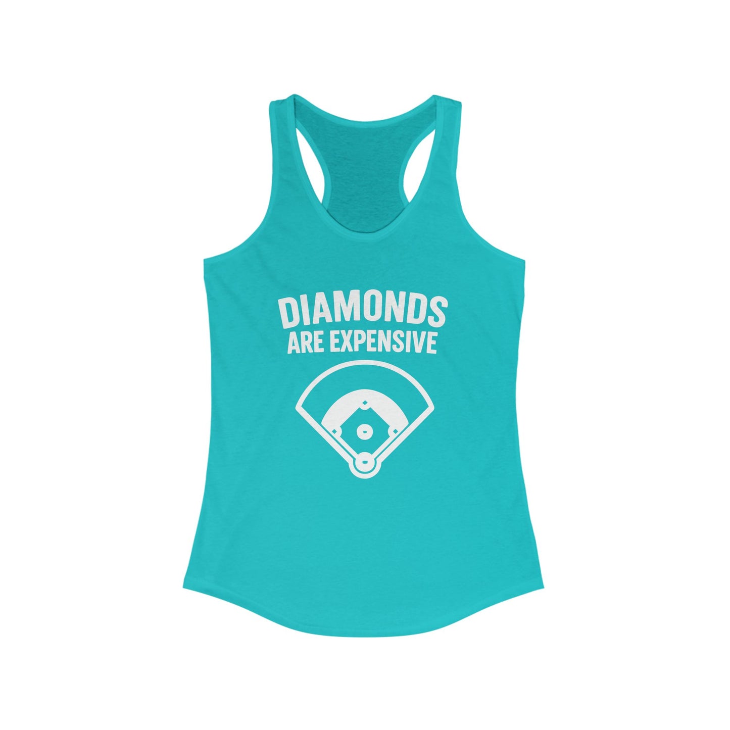 Diamonds Are Expensive – Women’s Racerback Tank