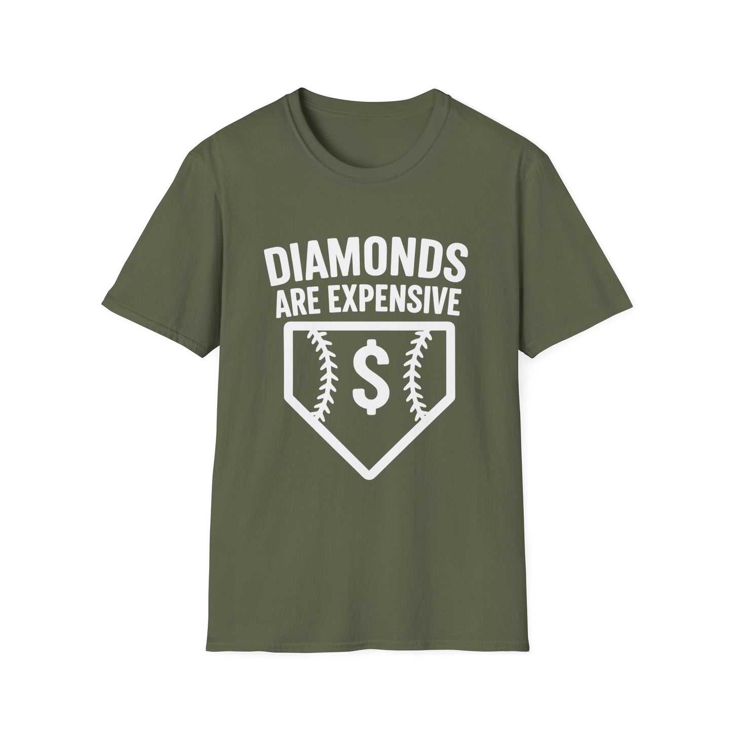 Diamonds Are Expensive Baseball T-Shirt