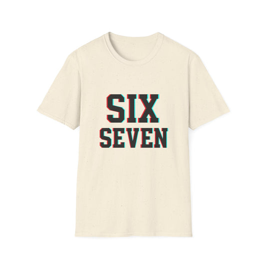Glitch “Six to Seven” Tee – Spelled Out Chaos