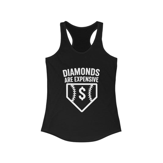 These Diamonds Aren’t Cheap – Women’s Racerback Tank