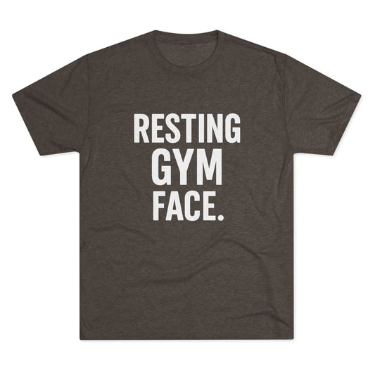 Resting Gym Face Tri-Blend
