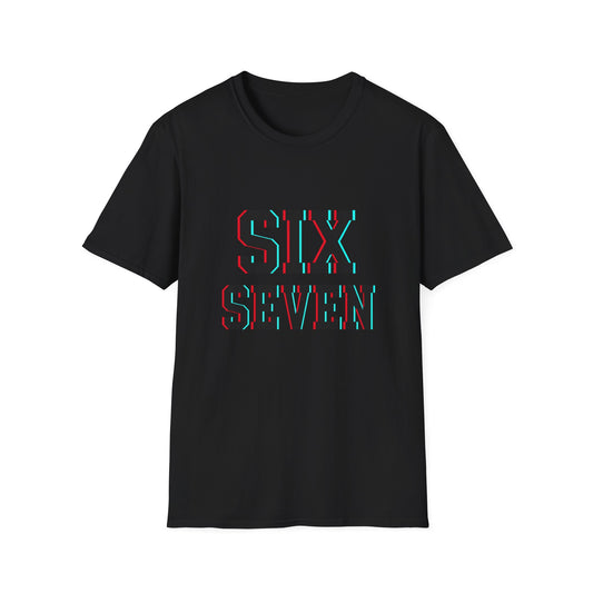Glitch “Six to Seven” Tee – Spelled Out Chaos