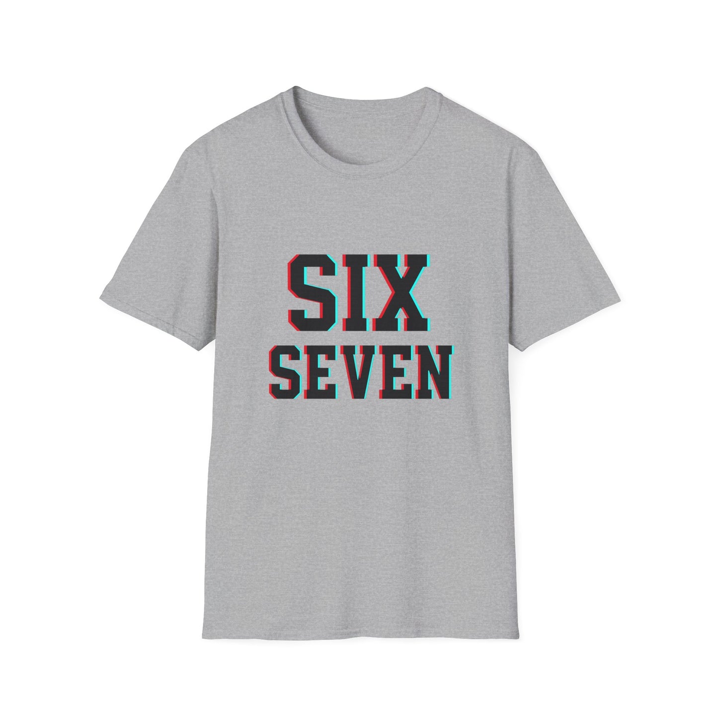 Glitch “Six to Seven” Tee – Spelled Out Chaos