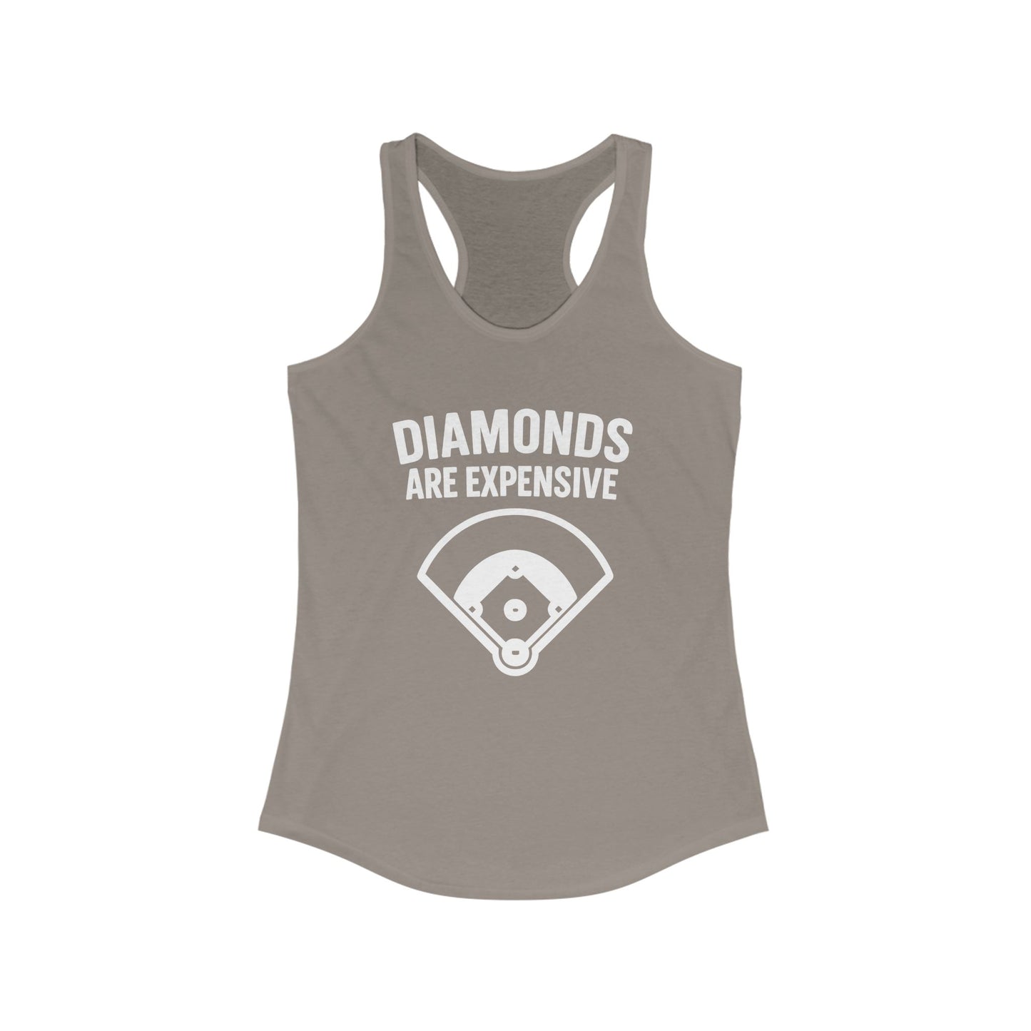 Diamonds Are Expensive – Women’s Racerback Tank