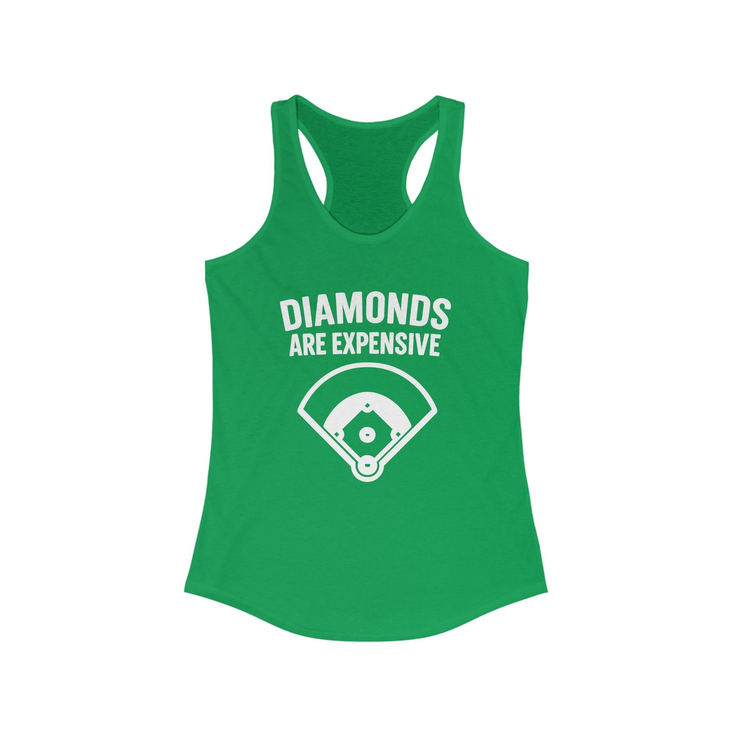 Diamonds Are Expensive – Women’s Racerback Tank