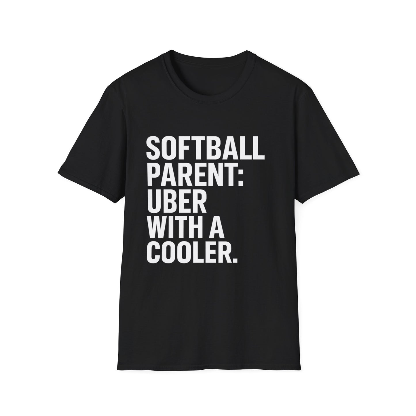 Softball Parent: Uber with a Cooler Tee