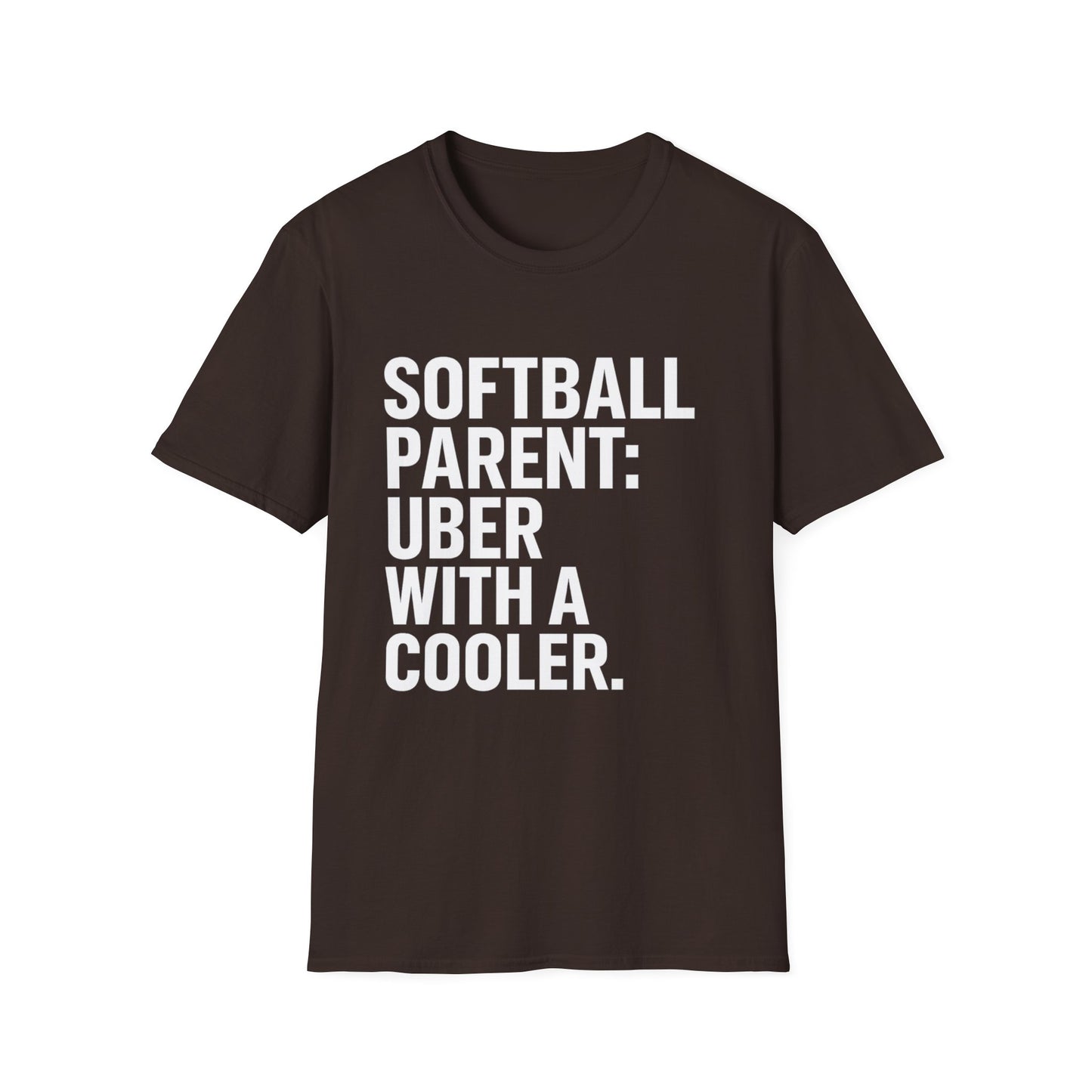 Softball Parent: Uber with a Cooler Tee