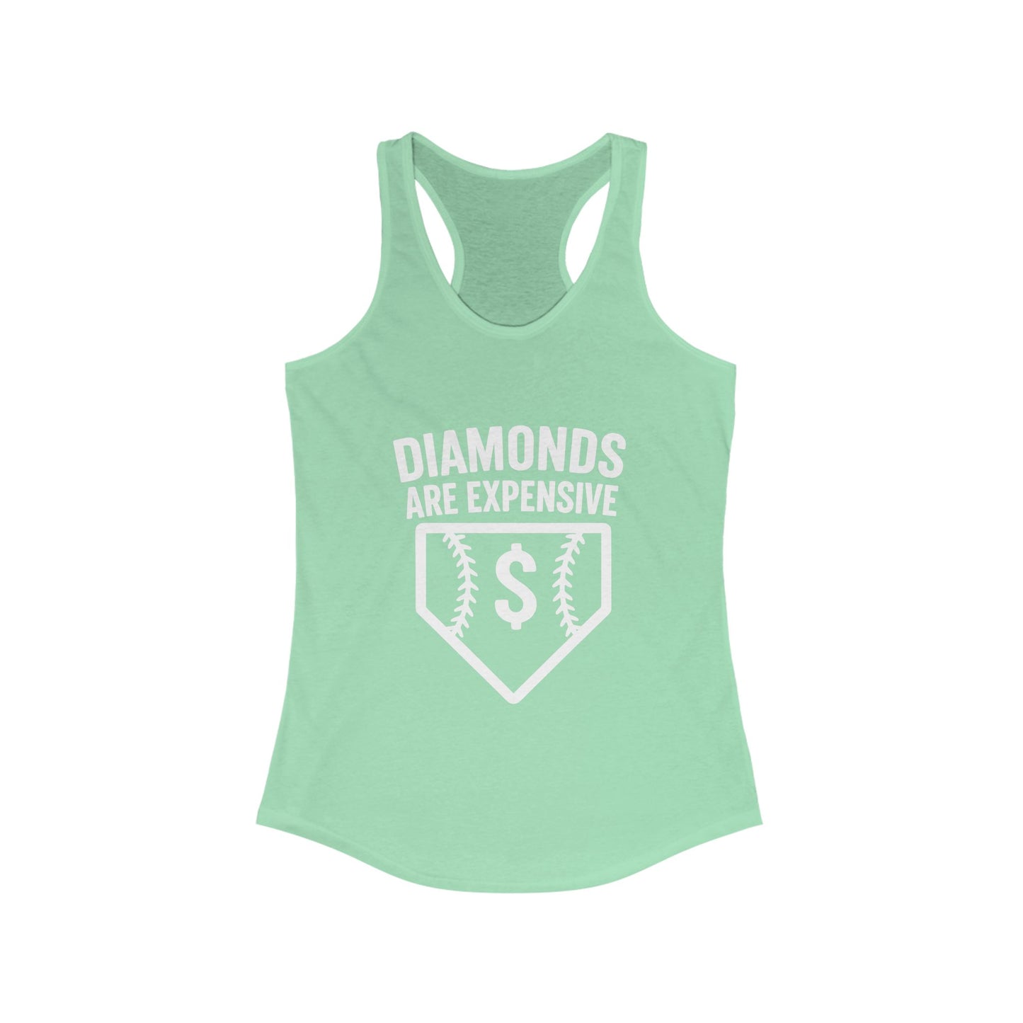 These Diamonds Aren’t Cheap – Women’s Racerback Tank