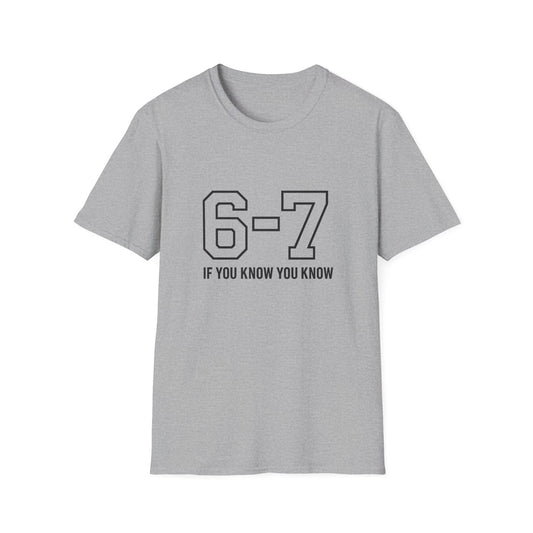 2 numbers. One vibe. If you know, you know. #6-7