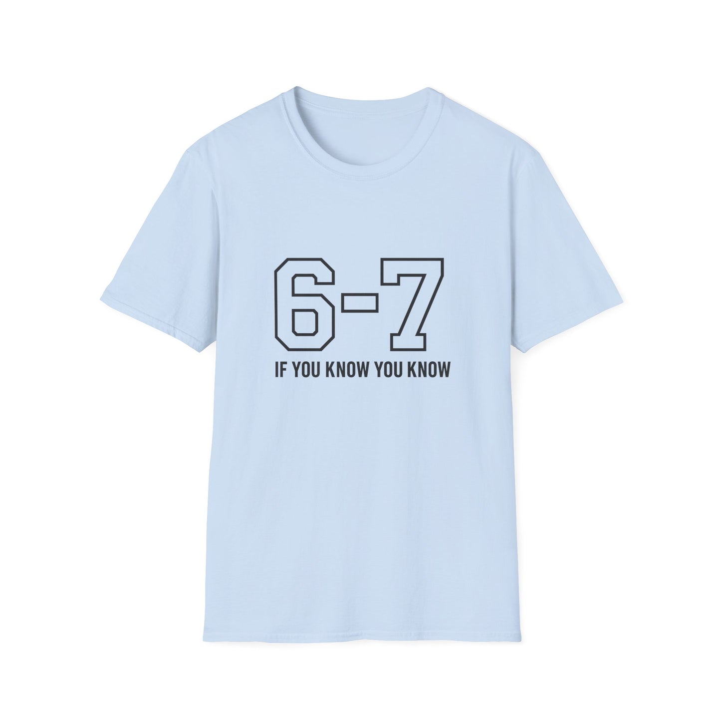 2 numbers. One vibe. If you know, you know. #6-7